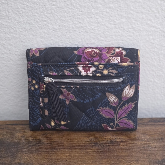 Vera Bradley Riley Garden Dream Floral RFID Compact Wallet - Picture 3 of 6